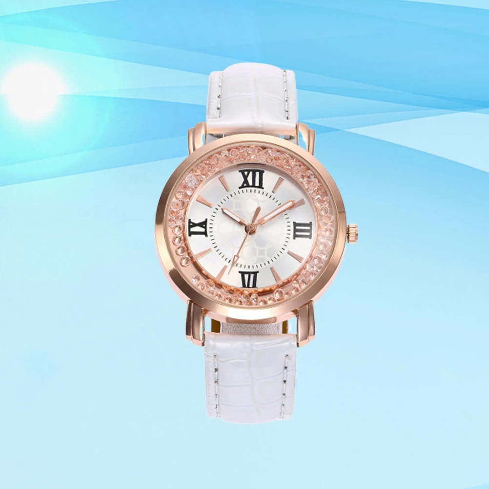 

Quartz Strap Watch Fashion Women Intelligent Practical Wrist Decoration Rhinestone