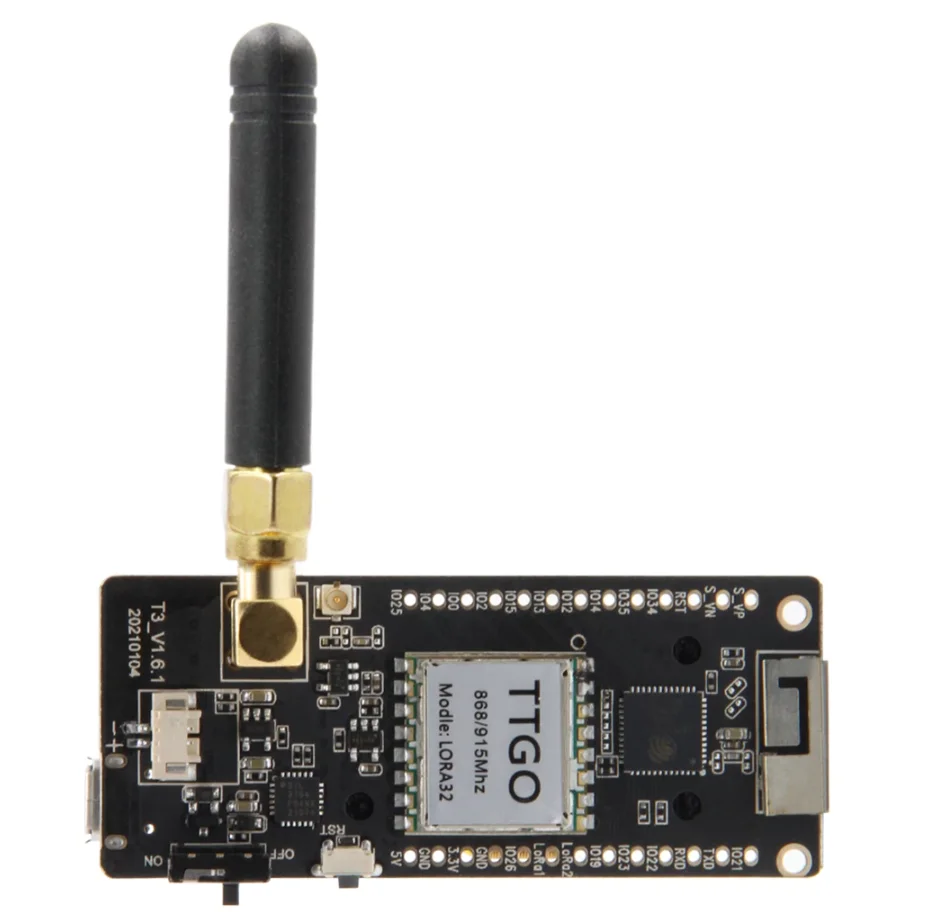 LoRa32 V2.1_1.6 Version 433/868/915Mhz ESP32 LoRa OLED 0.96 Inch SD Card Bluetooth WIFI Wireless Module ESP-32 SMA