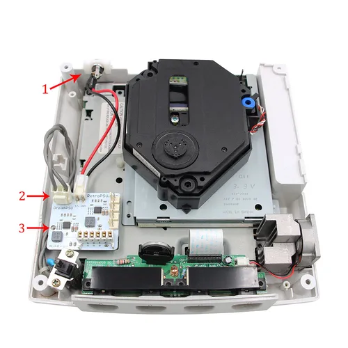 Imagen 2 del producto Placa de alimentación Rev 2,0 DreamPSU de 12V para consola de juegos SEGA Dreamcast, repuesto de fuente de alimentación para DC