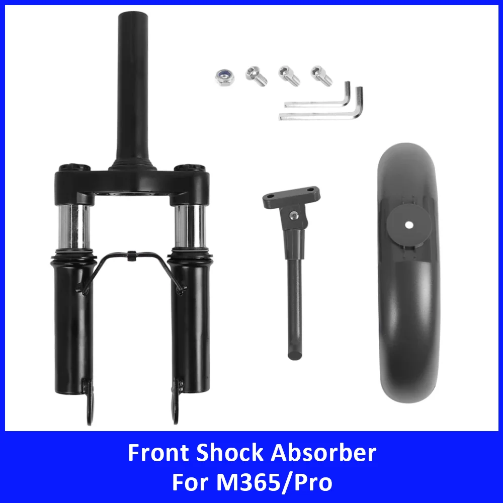

For Xiaomi M365 Pro Front Fork Hydraulic Shock Absorber Electric Scooter Suspension Fork Assembly with Front Fender Replacement