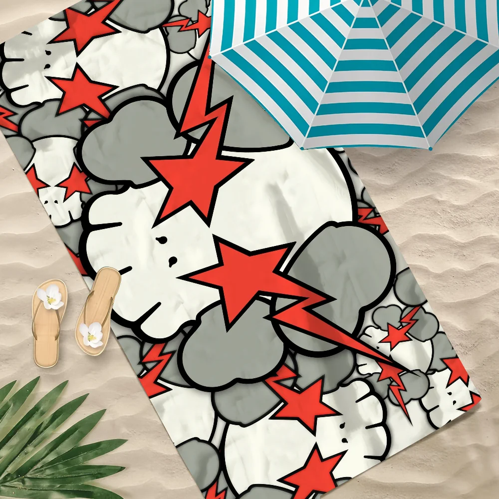 

K-kaW-w CARTOON Towel Beach Quick Dry Soft Pool Towels Gift for Travel Gym Shower Camping sports