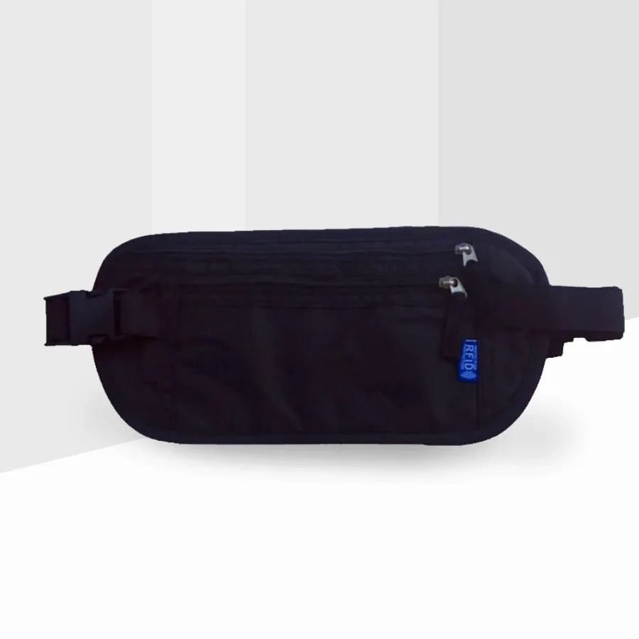 

【New Arrival】 Slim Water Resistant Running Waist Belt, No-Bounce Fanny Pack for Men Women, Lightweight Travel Money Belt with Hidden Pockets