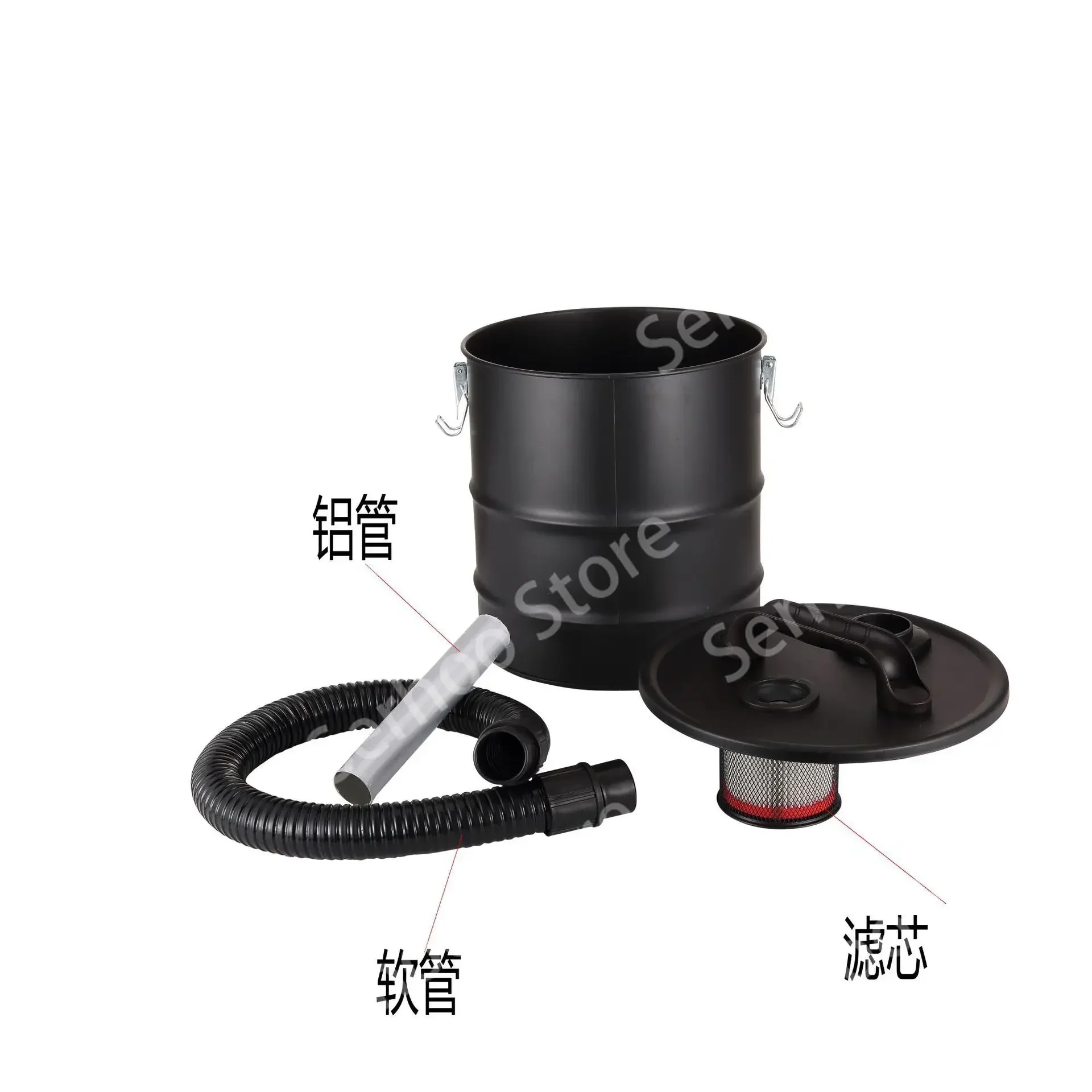 

Ash suction bucket vertical fireplace vacuum cleaner grinder dust cyclone collection filter mold vacuu