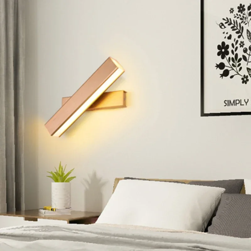 

Modern LED Wall Light Hardwares Rotatable Wall Sconces for Bedroom Living Room Indoor Wall Sconces Lighting Fixture Luster