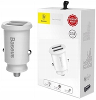Baseus Mini Fast Car Charger 2x USB 3.1A