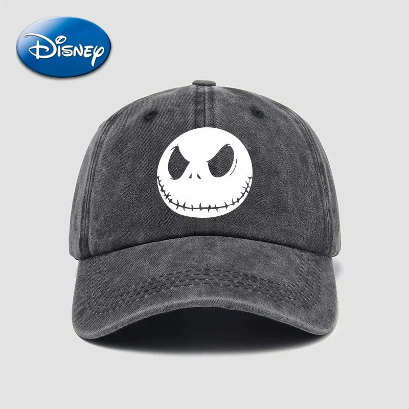 Disney Nightmare Before Christmas Jack Casual Hat Baseball Caps Breathable Snapback Sun Hats Adjustable Color Peaked Cap Unisex