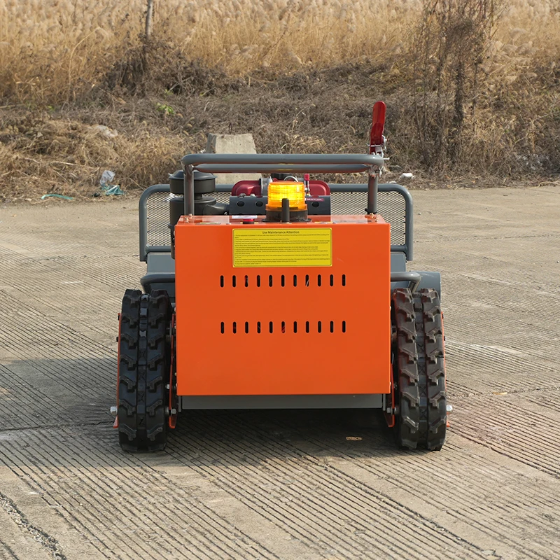All Terrain Rugged Crawler lawn mower Long Distance Wireless Operation lawn mower Multi Purpose Farm Orchard Care lawn mower