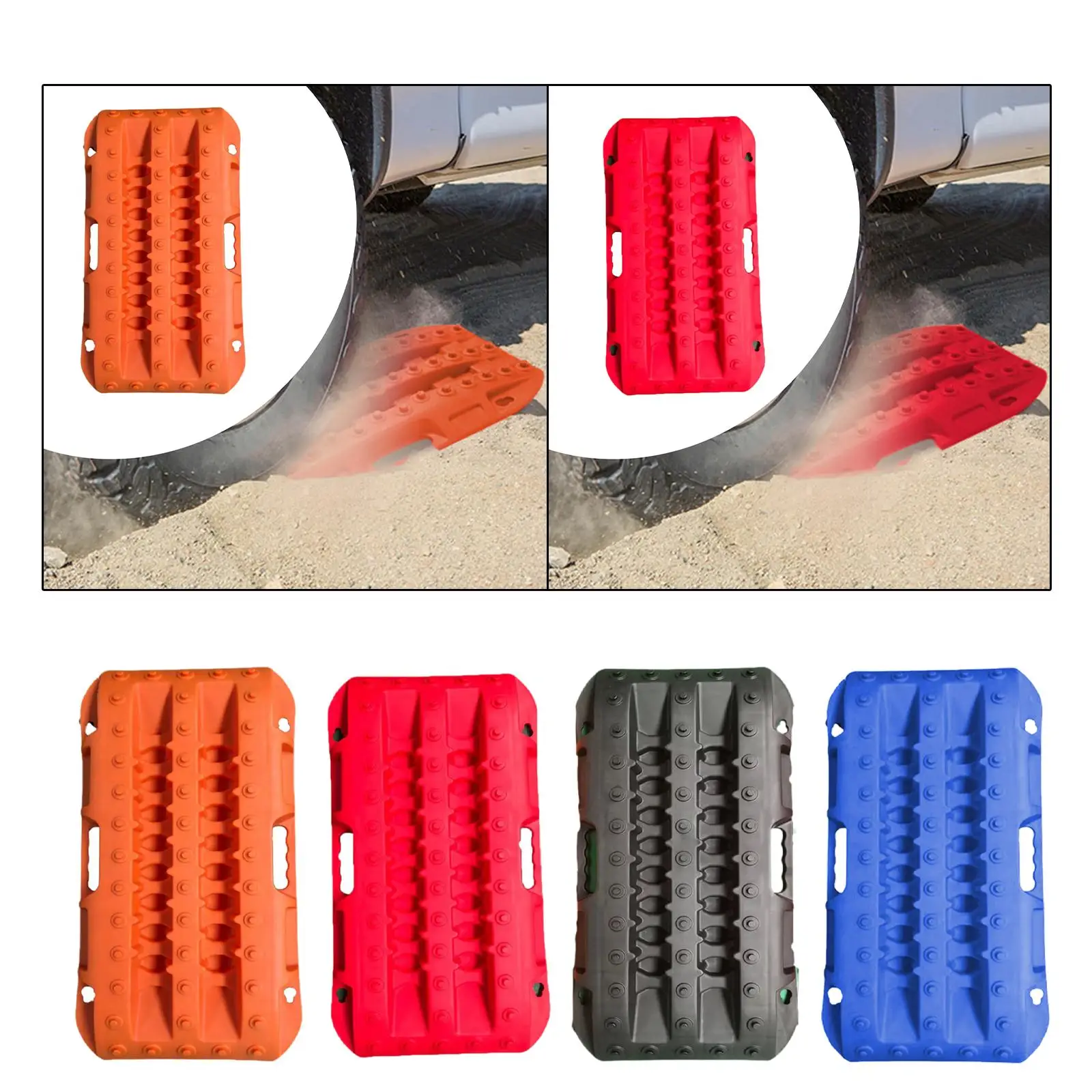 Generic سيارة لوح تثبيت الإطارات حصيرة الطوارئ عجلة الإطارات سلم الإطارات قبضة المنتزع لالتقاطات سيارات الدفع الرباعي السيارات المركبات