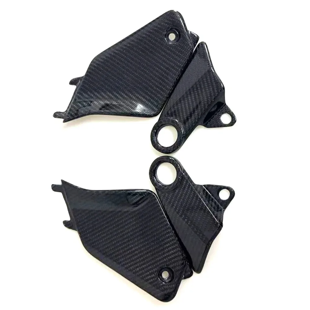 ل DUCATI Panigale V4 V4S 2025 3K جاف 100% ألياف الكربون خزان لوحات جانبية يغطي حماية الهدايا المجمعة دراجة نارية الملحقات