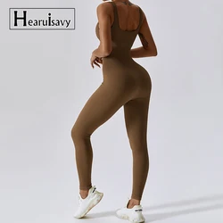 Seamless Sports Set Women Gym Set Female Rompers Tracksuit Training Yoga Clothes Sportswear Jumpsuit Gym Women Workout Yoga Set