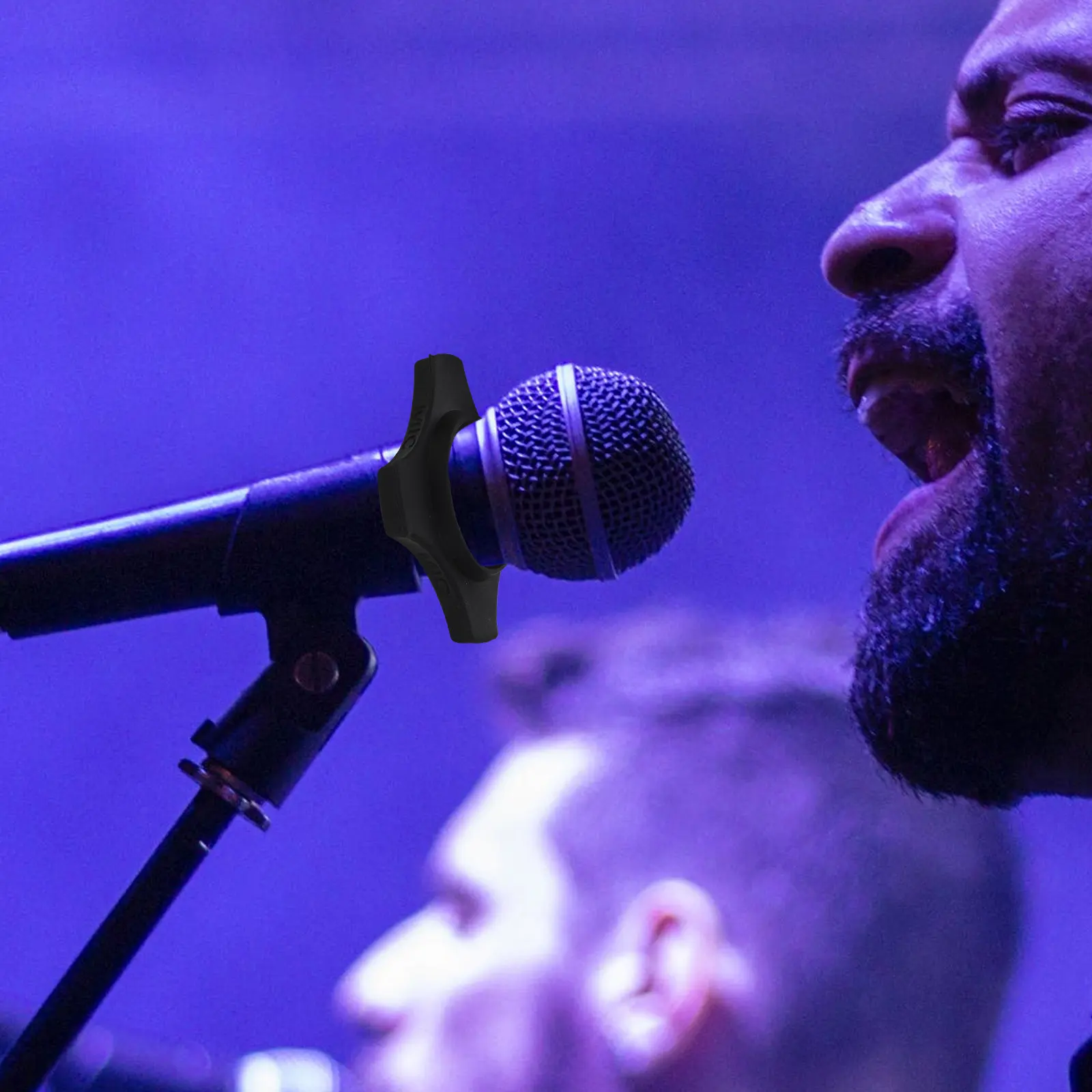 

10 pcs Microphone Anti-Roll Rings Rubber Protection Sleeve Shockproof Slip-Resistant For Ktv Party Stage Conference Mic Stand