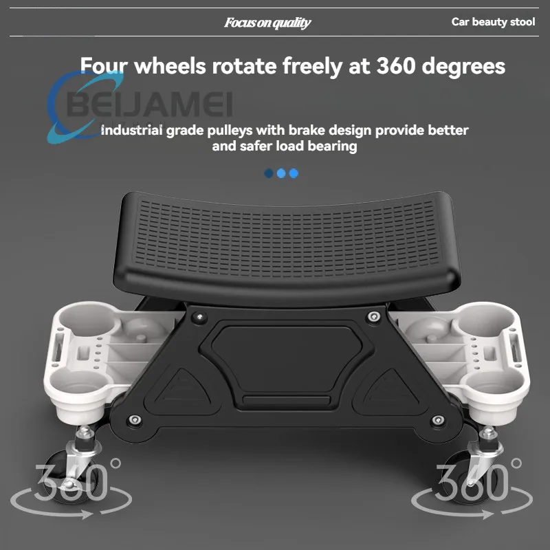 

Car Multi-Function Chair Mechanic For Wax Polishing Projects Car Creeper Stool Chair Mobile Creeper Seat Car Wash Supplies