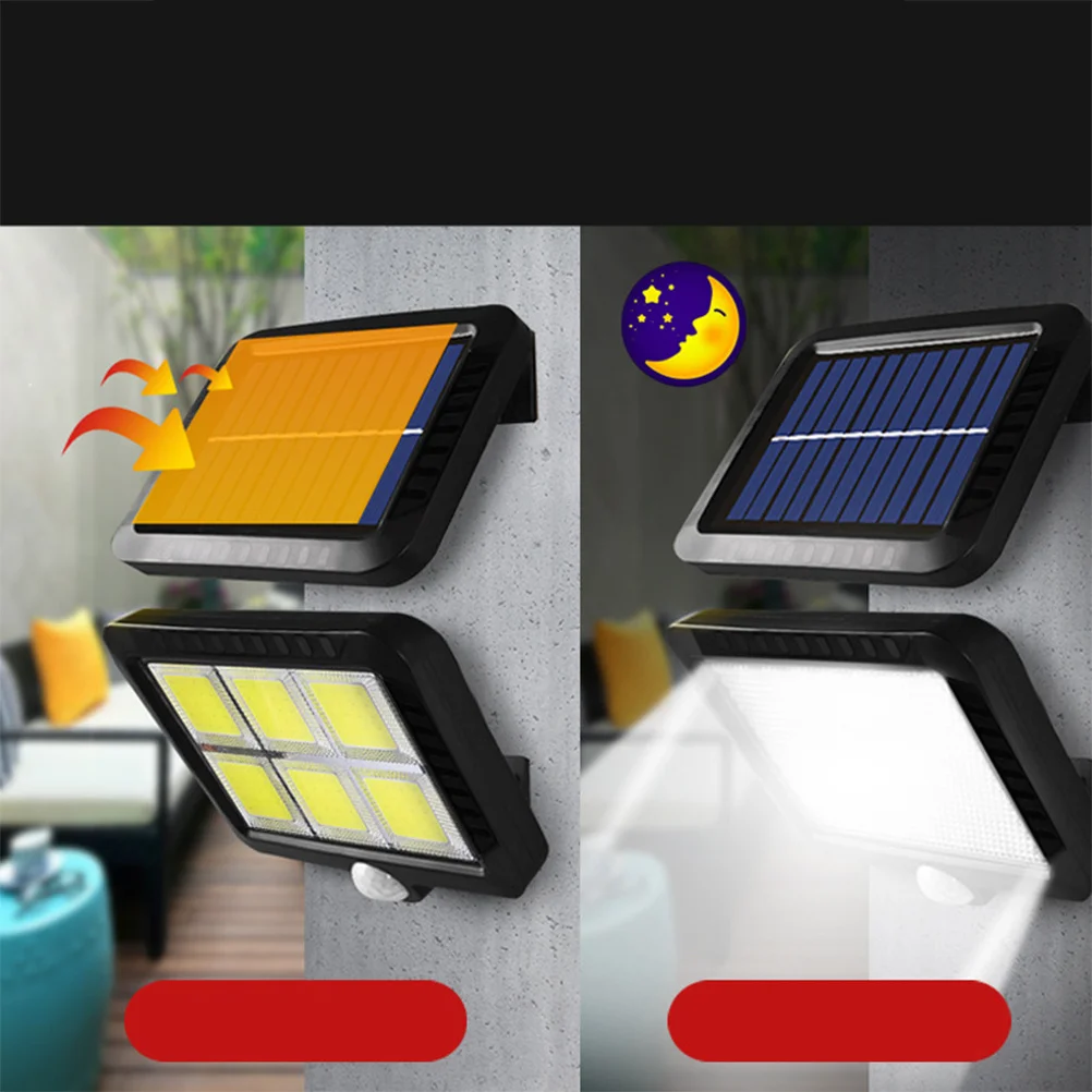 

Wall Lights Outdoor Solar Powered Garage Garden Lamp Extension Cord Lamps for Porch