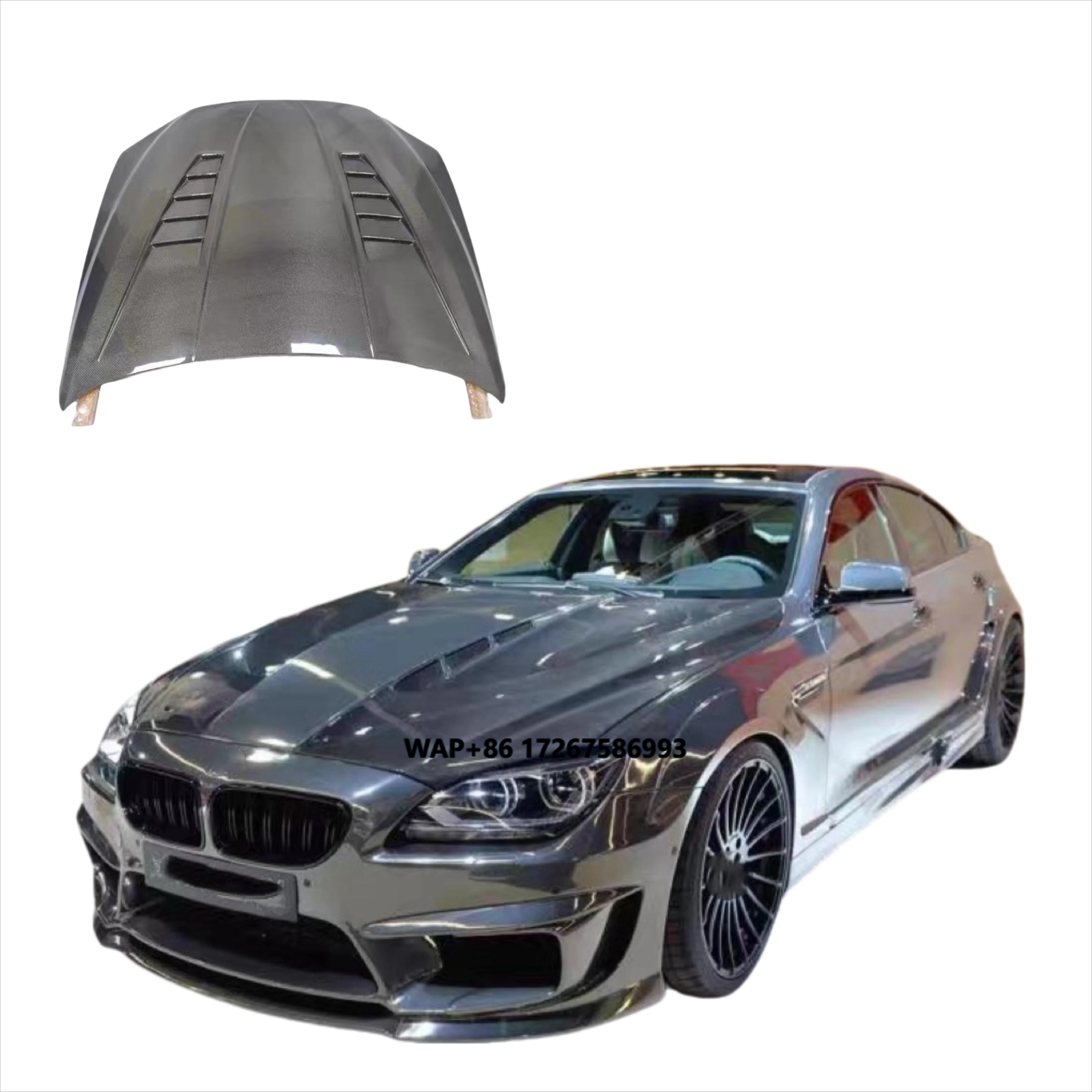 

F06 F12 Carbon Fiber Hood for 6 Series F06 M6 Engine Cover Carbon fiber PD style hood HM engine cover