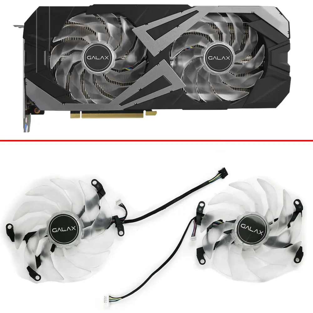 

Cooling Fan R​TX3070Ti RTX3070 RTX3060Ti RTX3060 Video Card Fan For GALAX KFA2 RTX 3060 3070 3070Ti 3060Ti EX Graphics Card