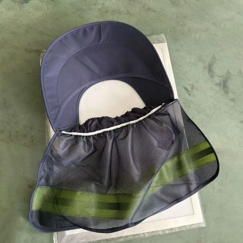 Mesh Hard Hat Sun Shield Breathable Reflective Stripe Mesh Neck Sun Shield UV Protection Neck Shield Helmets