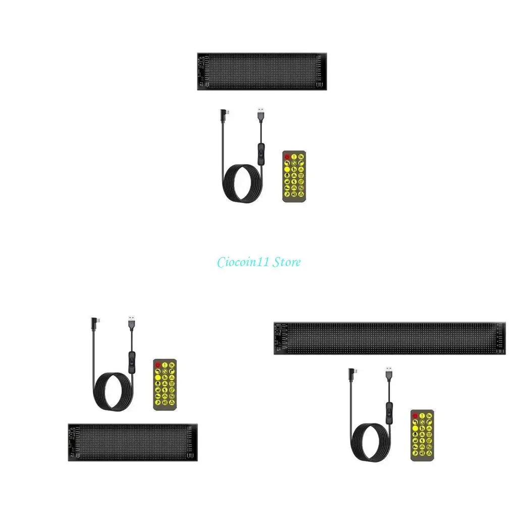 

Y1UB Truck Devil Eyes Light Flexible LED Digital Display Scrolling LED Sign Eye Lamp Programmable LED Sign Panel