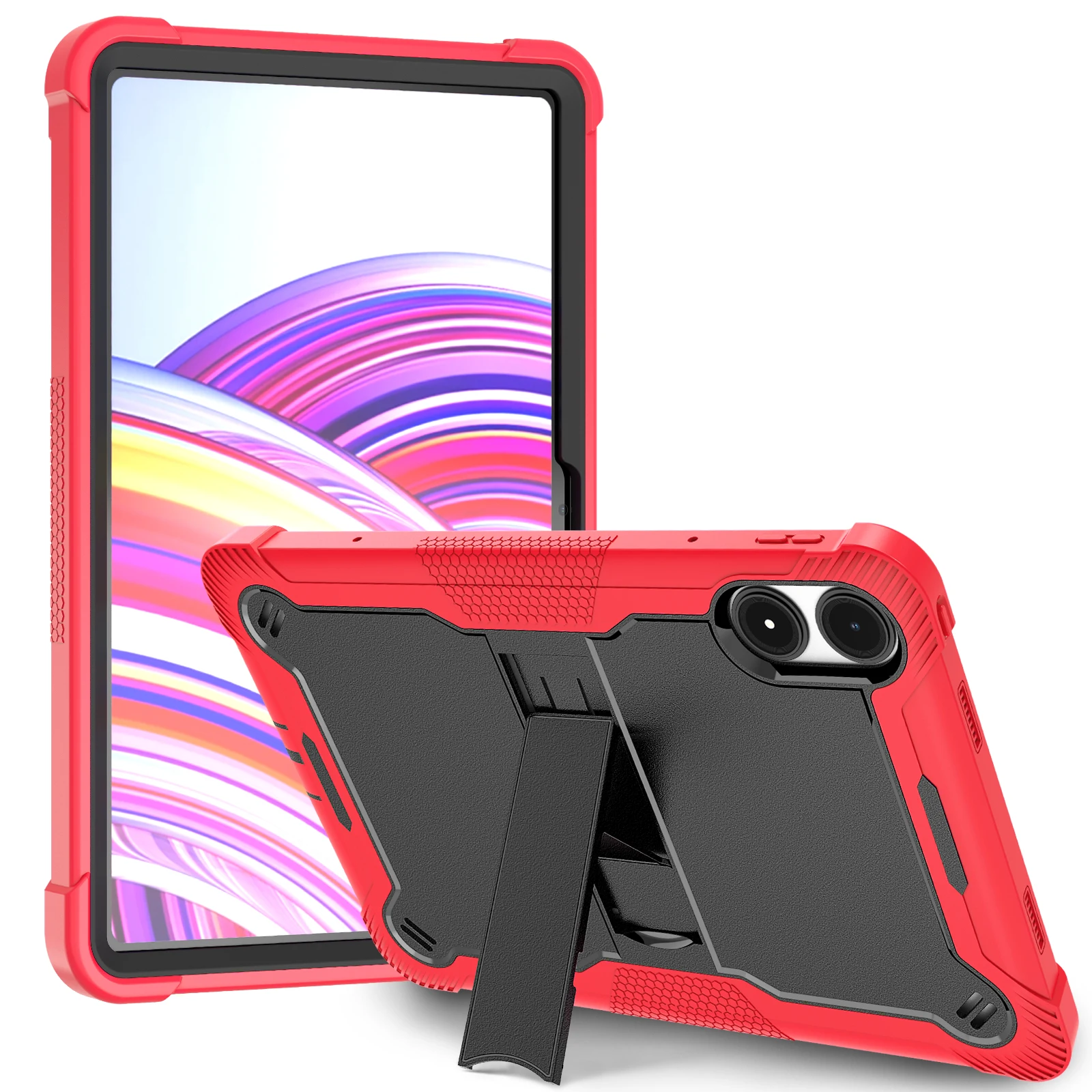 

Case for Redmi Pad Pro 12.1 Inch/POCO PAD 12.1 Inch Heavy Duty Shockproof Rugged Protective Tablet Cover with Kickstand