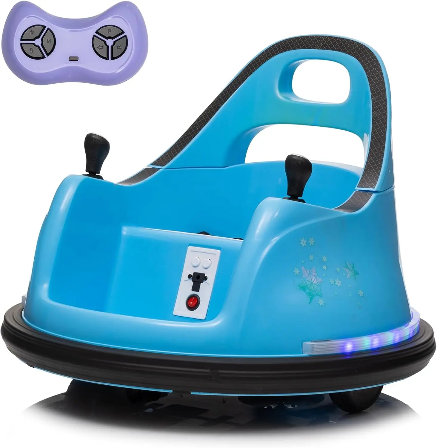 Bumper Car for Kids and Toddlers, 12V Kids Ride on Toy Car with Remote Control, 2 Playing Modes,360 Degree Spin,Bumping Toy Gift