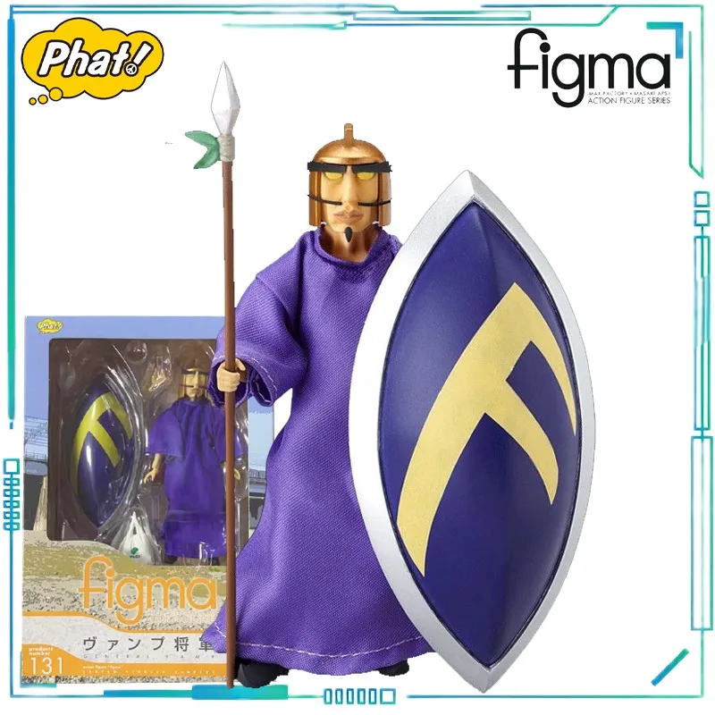 

Пат! Оригинальная подвижная фигурка Figma Series Celestial Warrior 131 Vamp Shougun, готовая модель, ретро-игрушка, коллекционный предмет