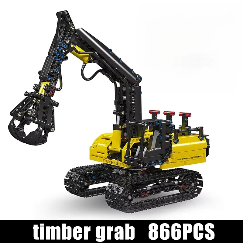 

Mould King 17077 Technical Car Toys The Hydraulic Log Grapple Building Block Enginerring Truck Brick Set Kids Christmas Gift