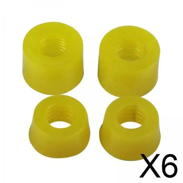 

Skateboard Trucks and Wheels Set Bushings with PU Shock Pad Kit for Enhanced Riding Stability
