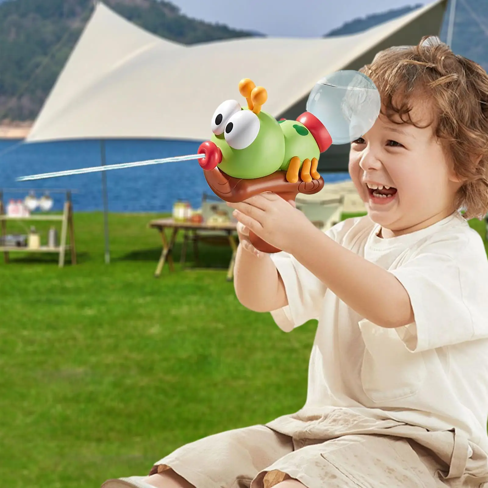 Water Squirter Electric Water Squirter Children Toy Cute Ant Shape Spraying Equipment Interactive Activity for Hot Weather