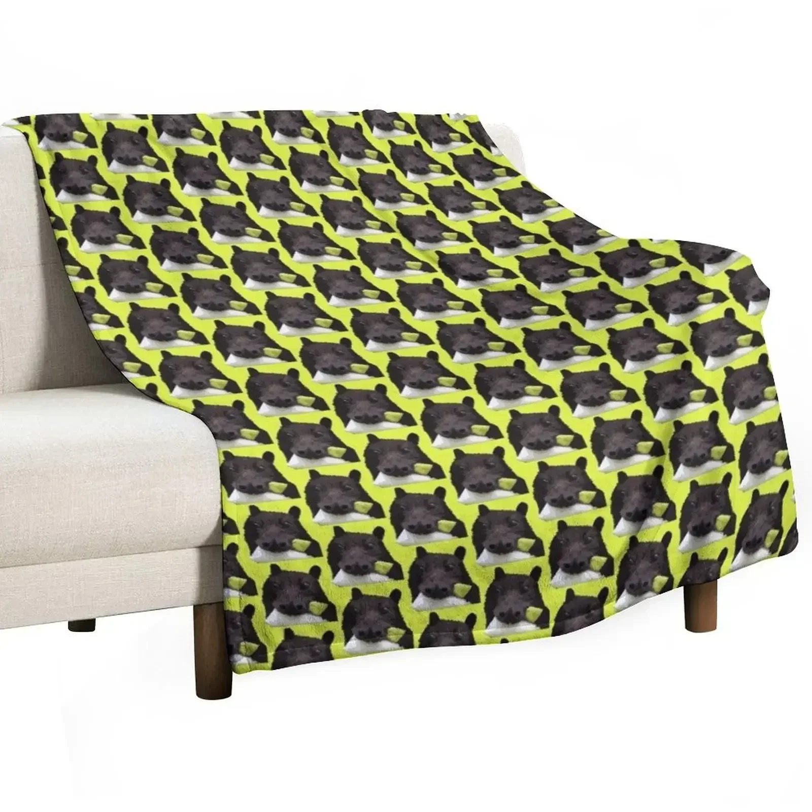 

Batzilla- Margo's Pear Face Throw Blanket Softest Blankets For Bed Luxury Blankets