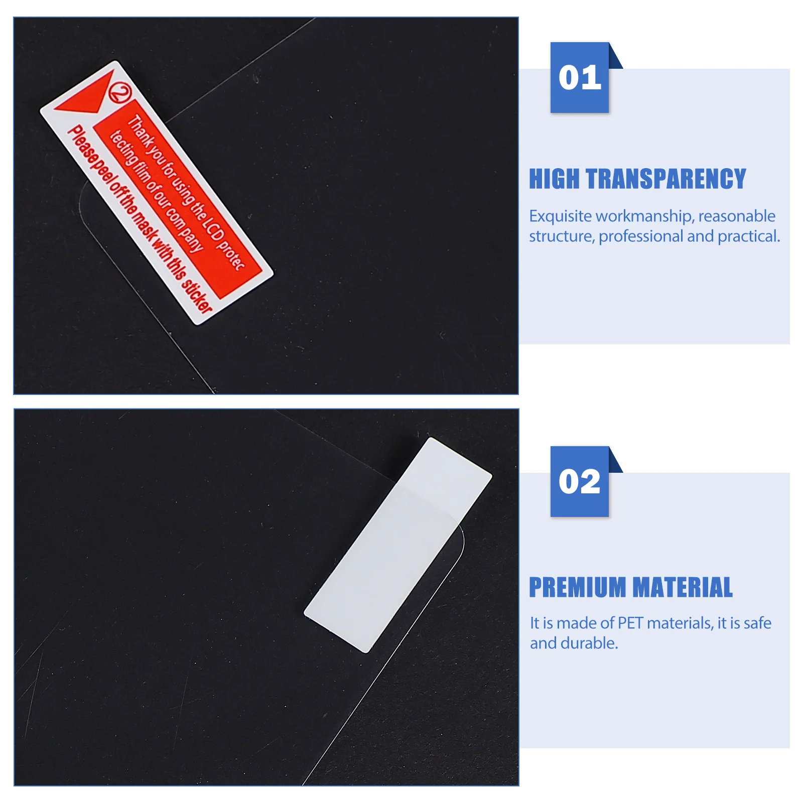 

10Pcs Touch Pad Protective Film Laptop Guard Anti-Scratch Wear Resistant Perfect Fit for A2251 A2289 Touch Pad Skin