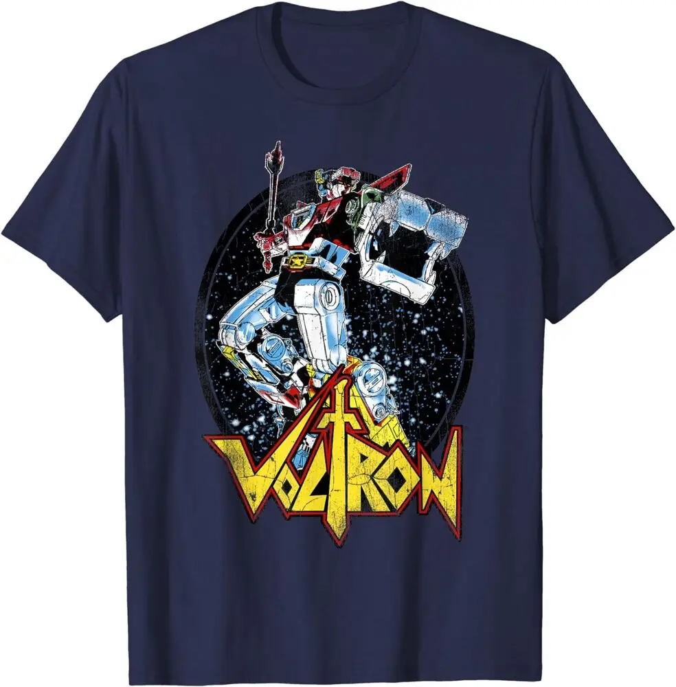 Voltron Retro Defender Colorful Fight Sword T-Shirt, S-5XL, Made In USAHigh Quality 100%Cotton Short Sleeve