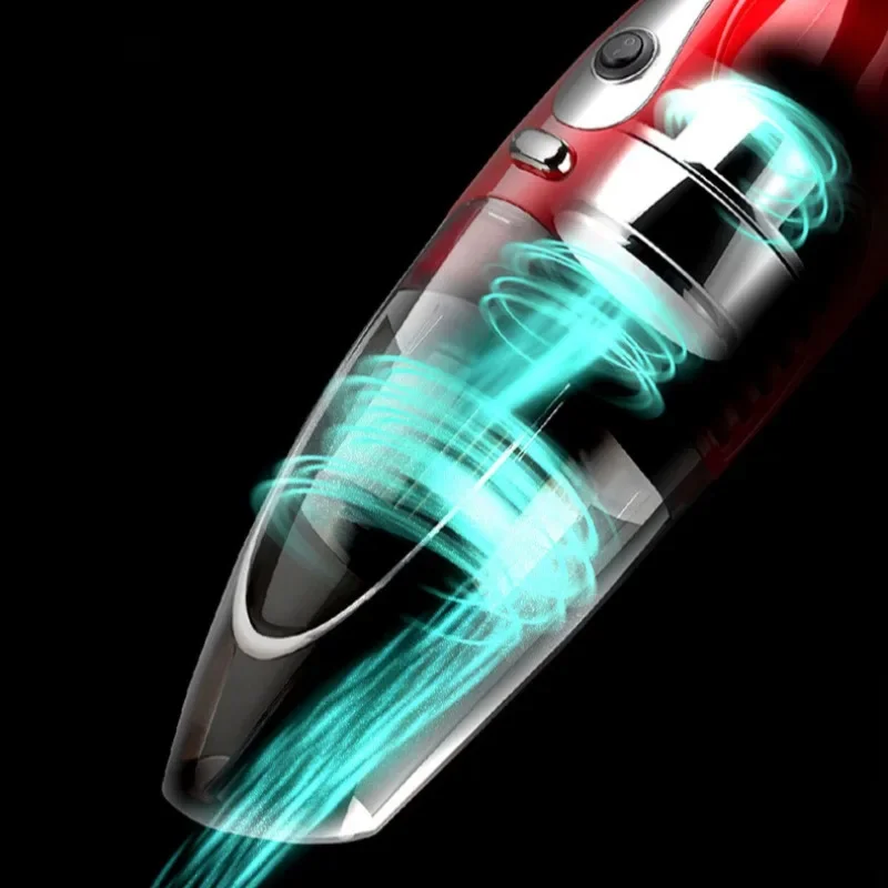 Подключаемый домашний пылесос, портативная модель 1200 Вт, ручная конструкция для эффективной очистки автомобиля и обслуживания дома