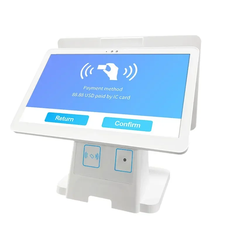 Biometric Touch Screen POS System For Clothing Store Restaurant Ordering Point Of Sale System Pos Terminal