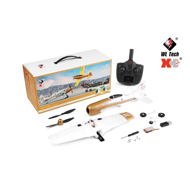 WLtoys XK A260 RC 2.4G samolot 4ch RarebearF8F EPP 6 osi stabilizacja RC samolot pianka powietrzna samolot samolot zestaw rozpiętości skrzydeł 3D/6G