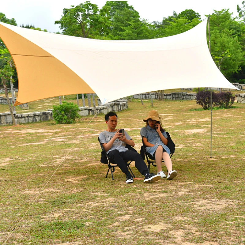 

Waterproof Sunscreen All-Weather Sunshade Integrated Ultra-Thin Light Weight Butterfly Shaped Sky Canopy Tent