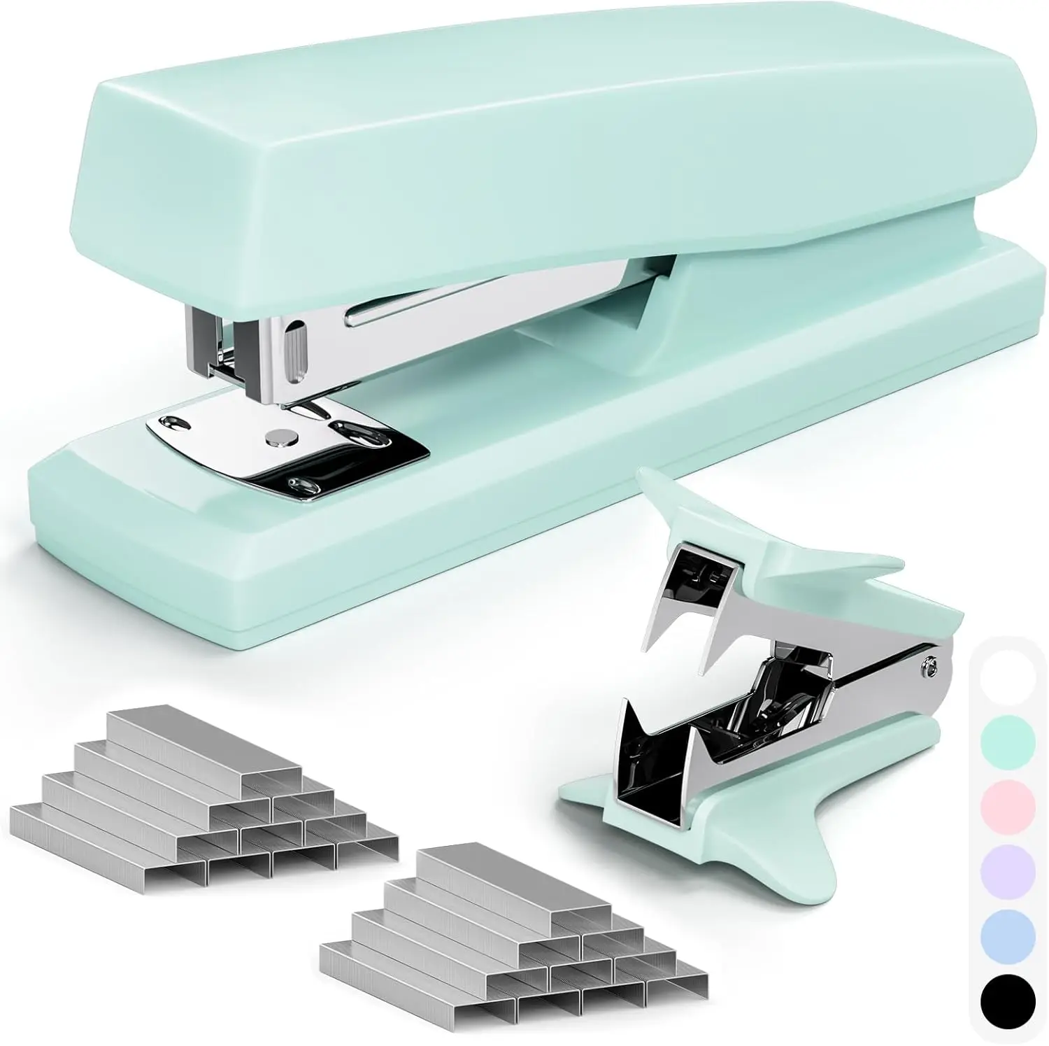 

Green Stapler 25 Sheet Capacity with 2000 Staples and Staple Remover for Office School Supplies