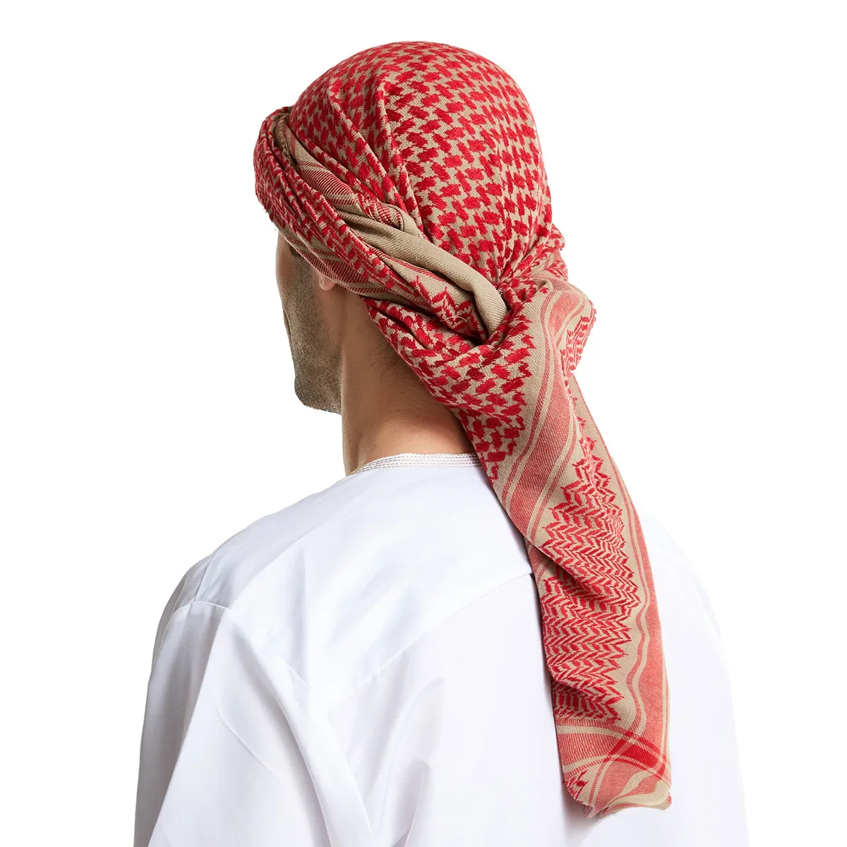 High Quality Men's Headscarf Wool with Exquisite Package The Middle East Arab Kafiya Keffiyeh Men Turban