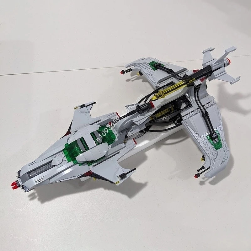 

874 шт. MOC Gamma V Laser Craft Deluxe Neo Классическая космическая модель Строительные блоки Образовательные детские игрушки Рождественские подарки