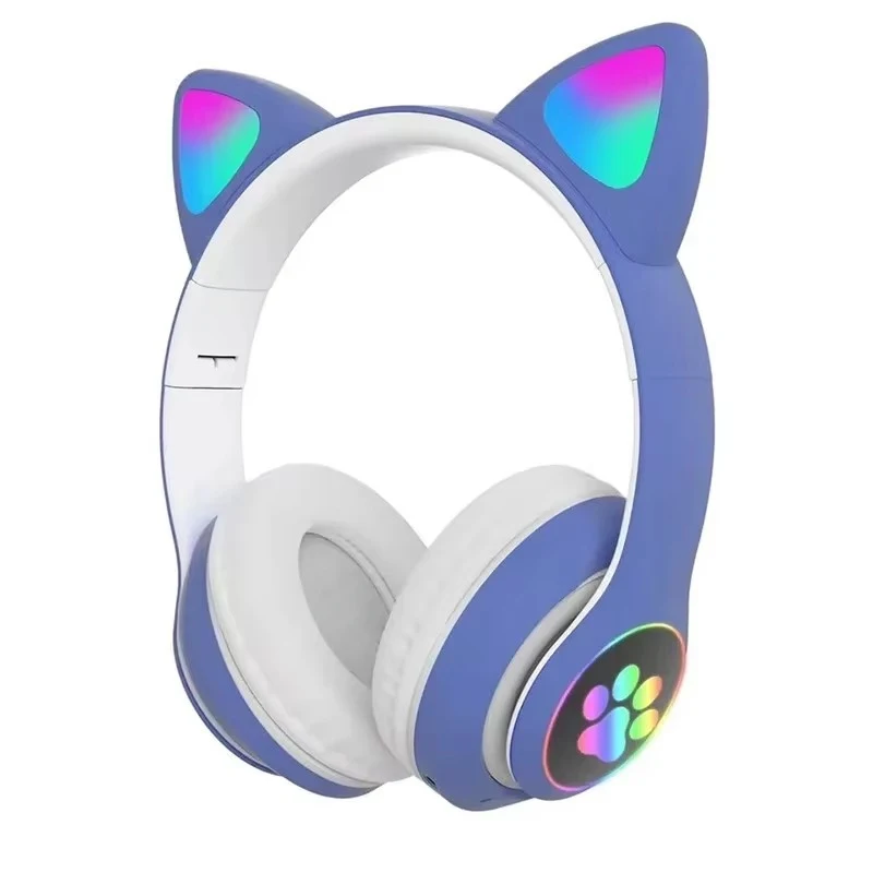 Briame JST-28 Drahtlose Kopfhörer, Katzenohren, Bluetooth-Kopfhörer, Stereo-Musik-Ohrhörer, Bluetooth-Sport-Gaming-Headset mit Mikrofon für Handys 7