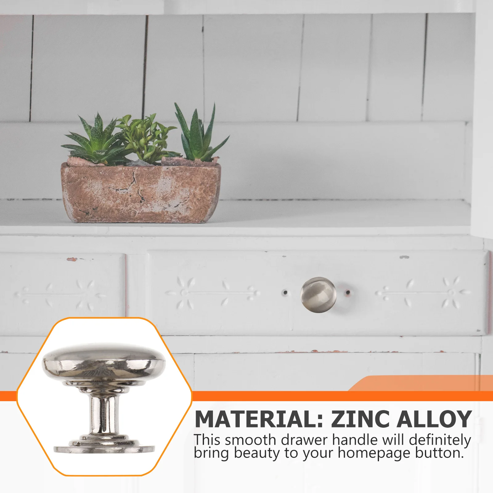 

10Pcs Round Shape Drawer Pull Handle Knobs Modern Cupboard Cabinet Door Wardrobe Kitchen Decoration Cupboard Drawer Knob