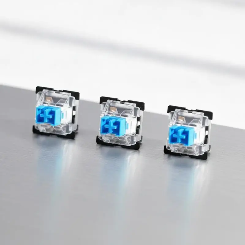 Mini Fidget Clicker Mechanical Key Switch 100Pcs Quiet Operation for Keyboard Key Replacement Office Stress Relief