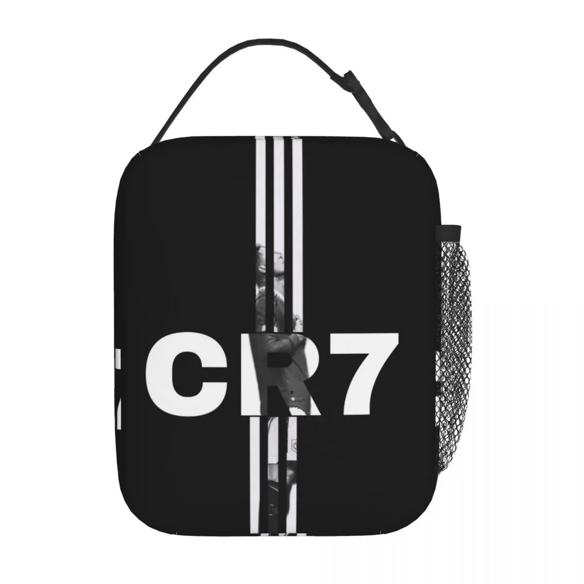 Football Soccer CR7 Insulated Lunch Bag Leakproof Reusable Thermal Bag Tote Lunch Box Beach Picnic Girl Boy