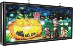 P6 1030X450mm Outdoor Full Color LED Displays Scrolling Text LED Screen USB Programmable Shop Advertising LED Matrix Sign Board