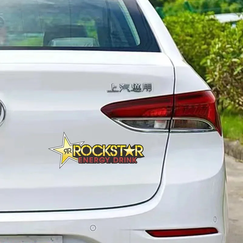 

Личность Рок Звезда Энергия Автомобильная наклейка Оставайтесь на стекло Окно Украшение кузова Водонепроницаемая виниловая наклейка Украшение