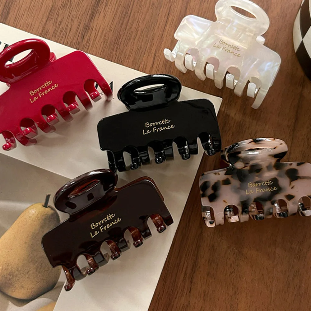 Hair Clip Light Luxury Shark Clip High-end Feeling Hair Accessories Girl Woman Small Grab Clip Side Hair Clip
