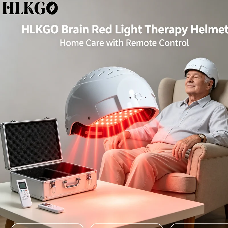 436 Diodes 1070nm Photobiomodulation Brain Helmet Non-invasive Light Therapy for Stroke Cognitive Improvement Home
