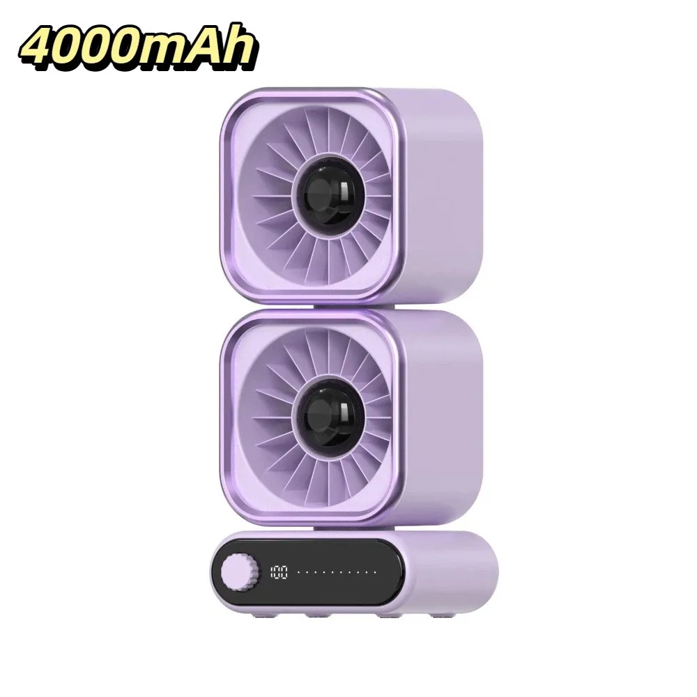 

Портативный мини-вентилятор с перезаряжаемой батареей, цифровым дисплеем скорости и бесшумной работой, персональный вентилятор с функцией подзарядки