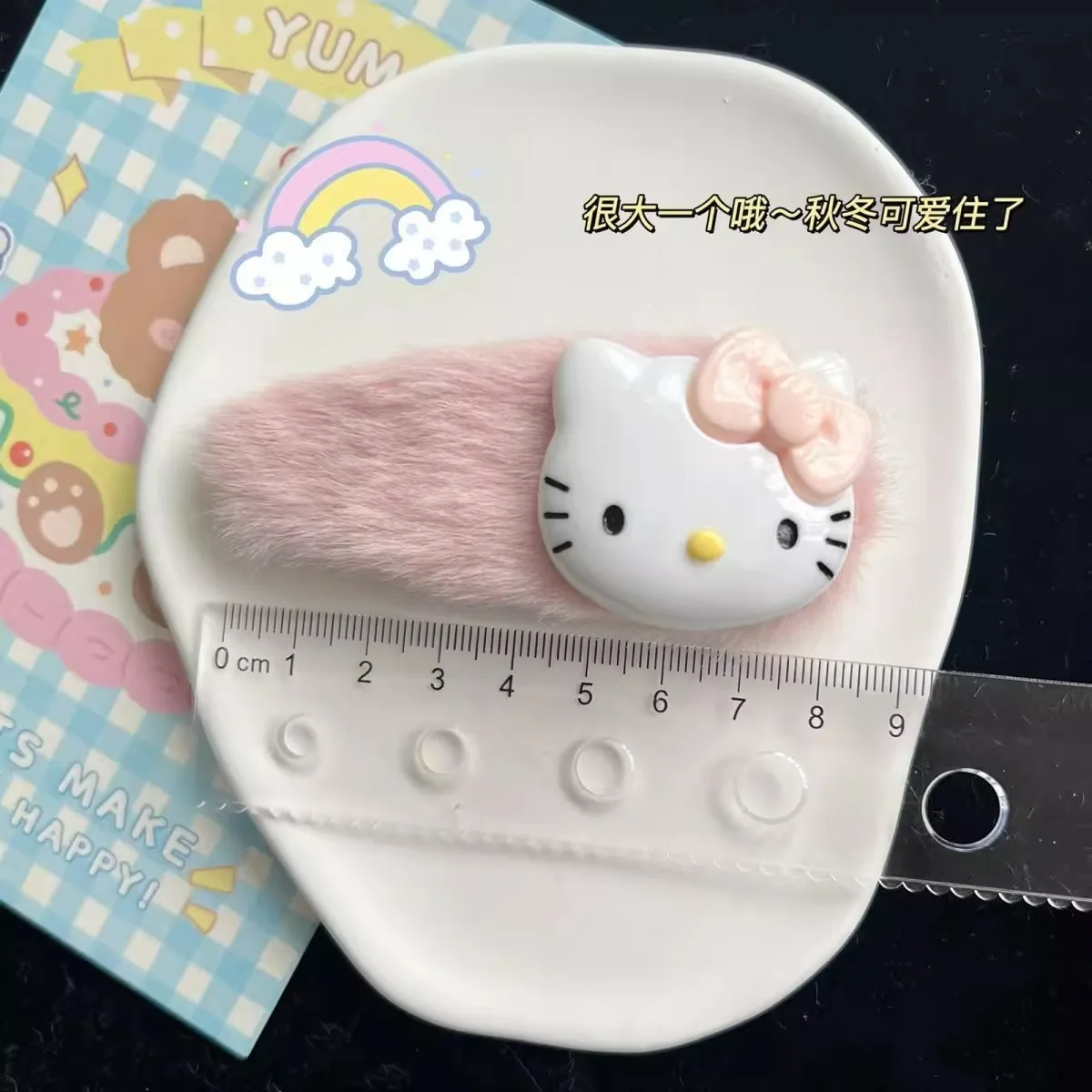 Cute Pink Hairpin Pin Cartoon Hello Kitty Girls Barrettes Bangs Clip Women Girls Hair Accessories Slid Clip Jewelry Gifts image 4