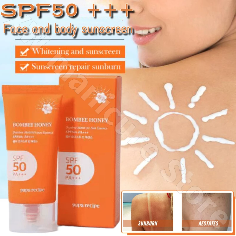 

50g Face and Body Sunscreen with UV Protection High Moisturizing and Brightening Isolation Refreshing and Non-greasy SPF50+