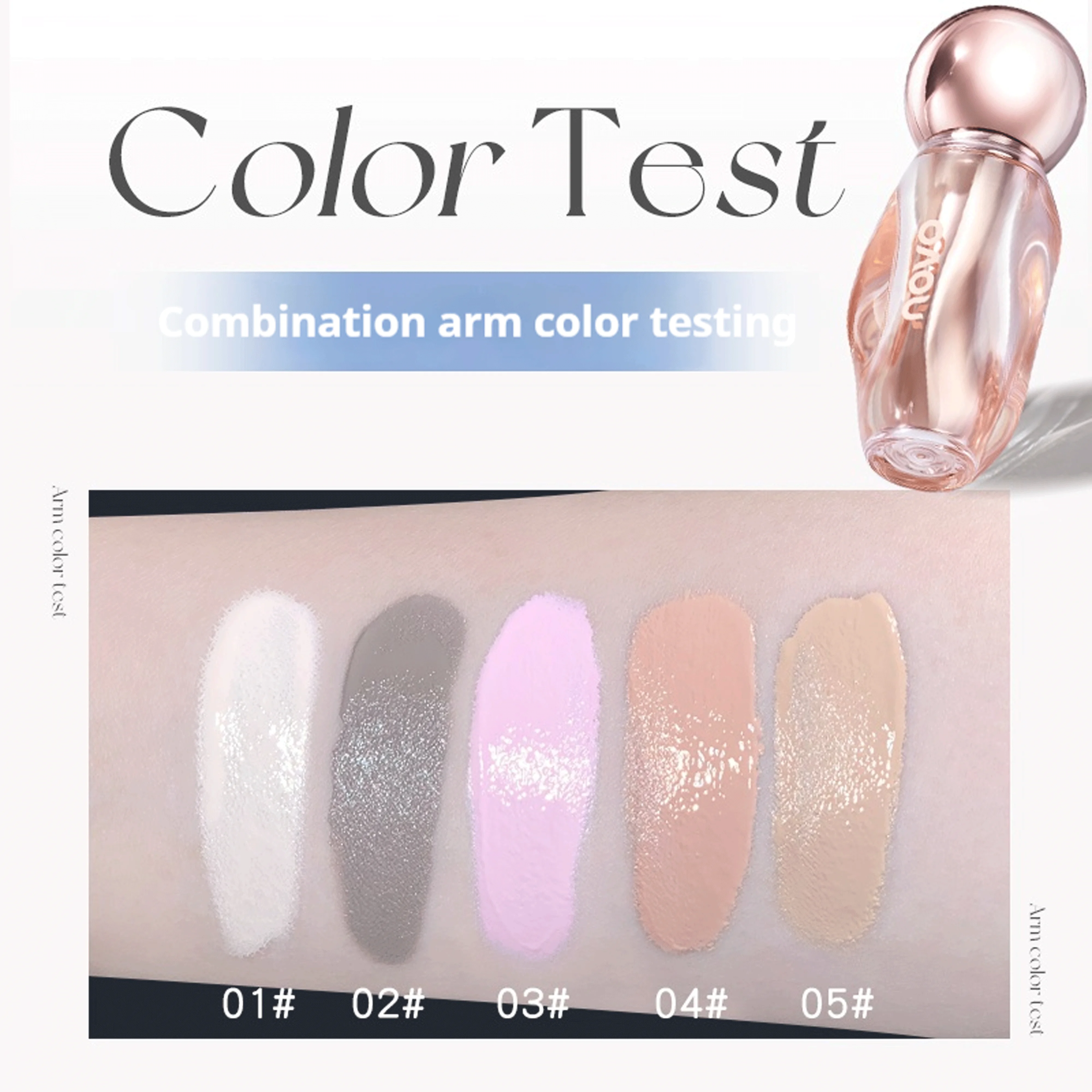 NOVO Corretivo para Contorno e Iluminar Corretivo Iluminador Facial para Cicatrices de Acne e Olheiras