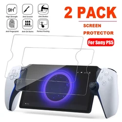 2PCS Tempered Glass for Sony PlayStation Portal 5 Screen Protector For PlayStation Portal Anti-Fingerprint Bubble Round Edge